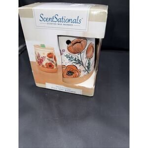 ScentSationals Electric Scented Wax Warmer Floral Full-Size Multicolor No Wax